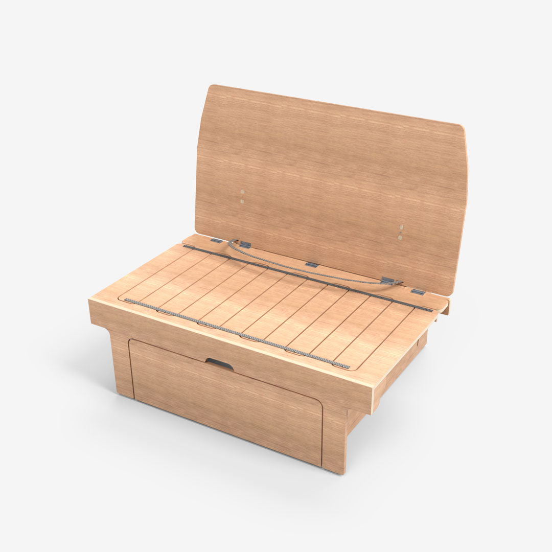 Banquette clic-clac classique (120cm) - Universelle pour vans et fourgons