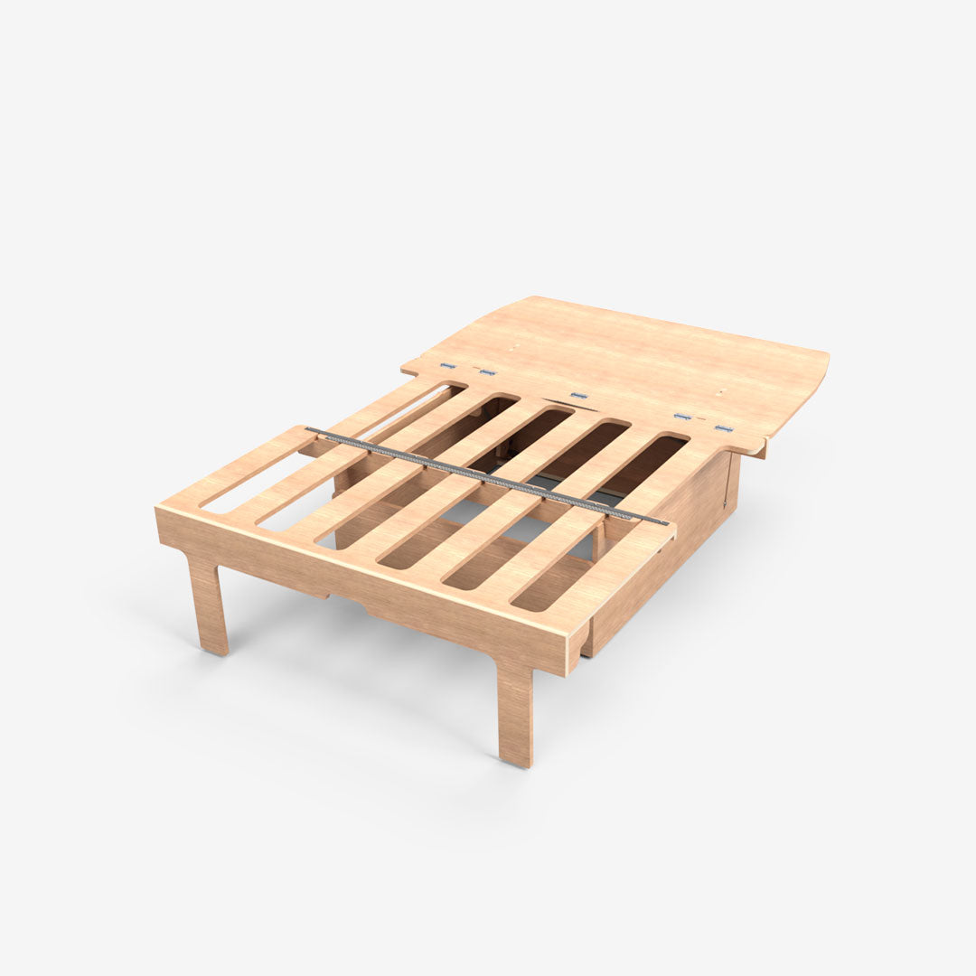 Banquette clic-clac classique (120cm) - Universelle pour vans et fourgons