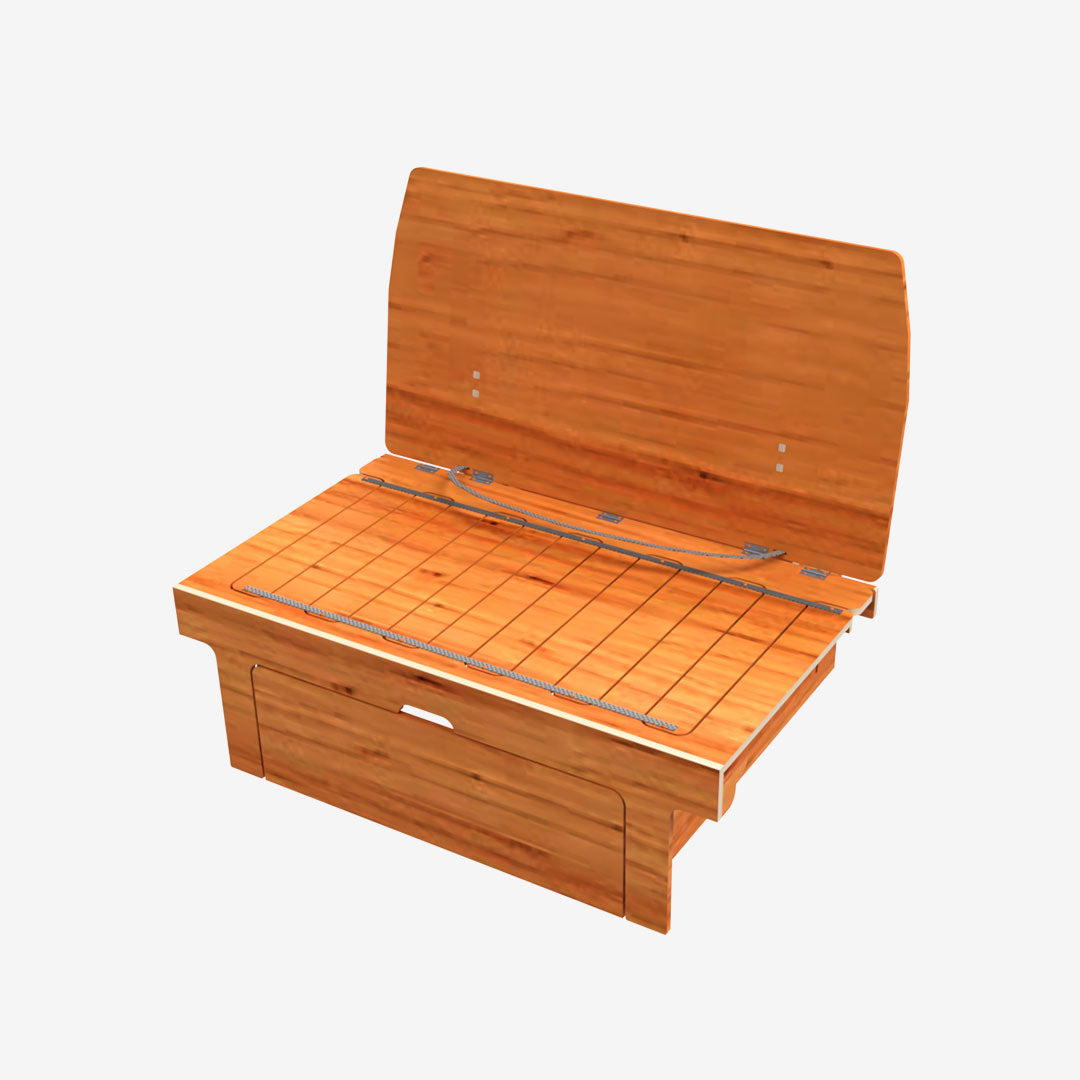 Banquette clic-clac classique (120cm) - Universelle pour vans et fourgons