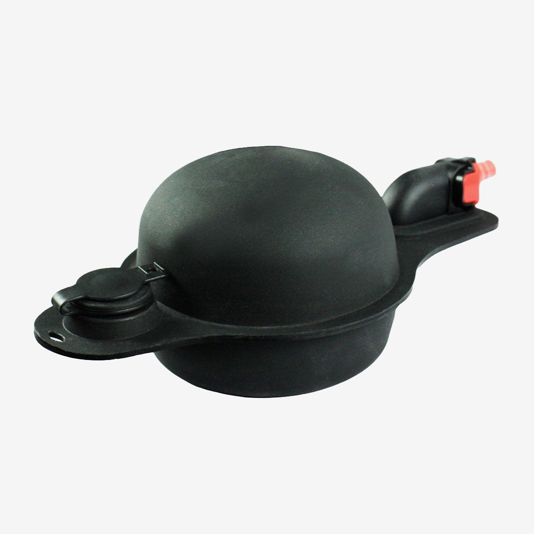 Douche portative Surf United 20L, sangle de portage démontable et poignée latérale
