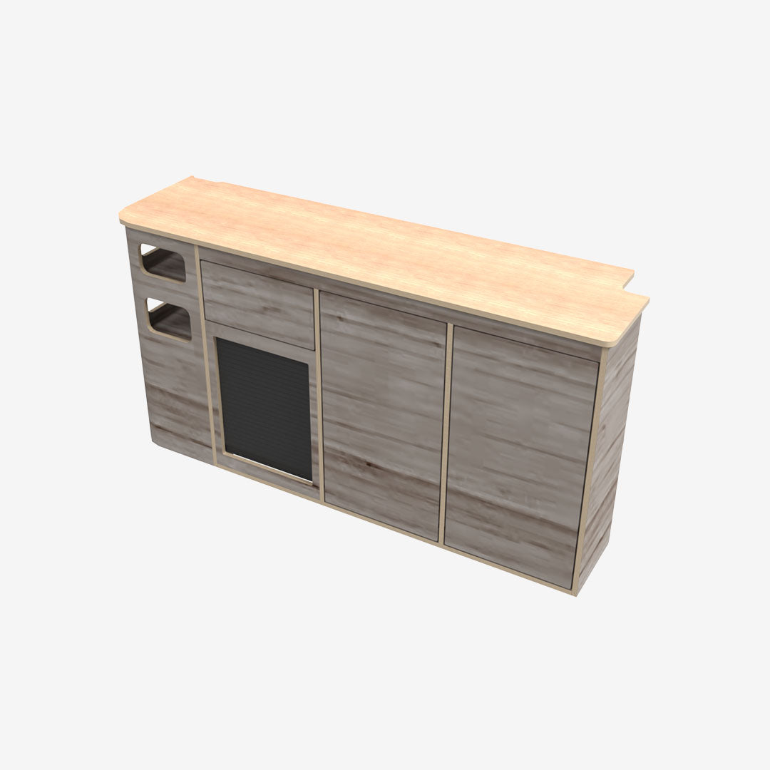 Meuble latéral droit pour Renault Trafic 3 L2H1