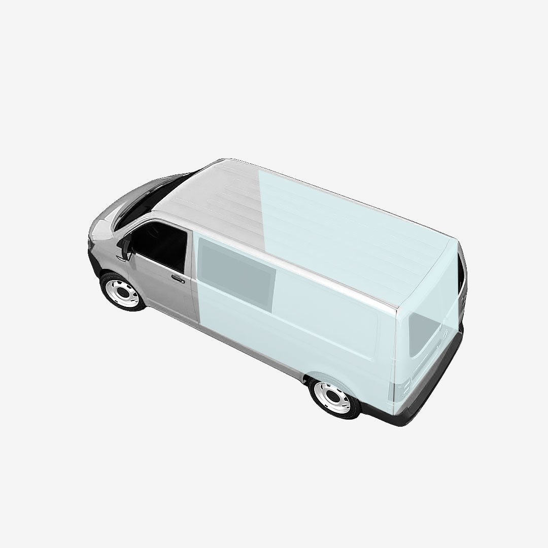 Habillages latéraux & portes – Volkswagen Transporter T5 / T6 L2H1 – Contreplaqué Peuplier 5 mm
