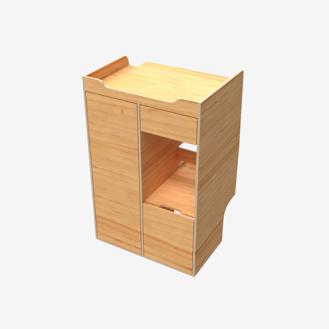 Meuble double colonne arrière gauche pour Renault Trafic 3 L2H1