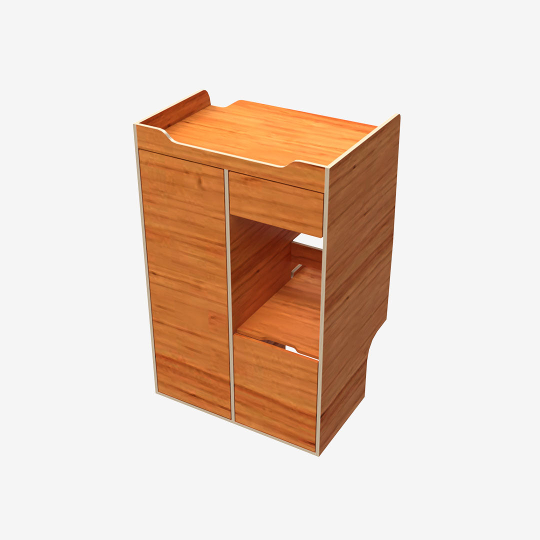 Meuble double colonne arrière gauche pour Renault Trafic 3 L2H1