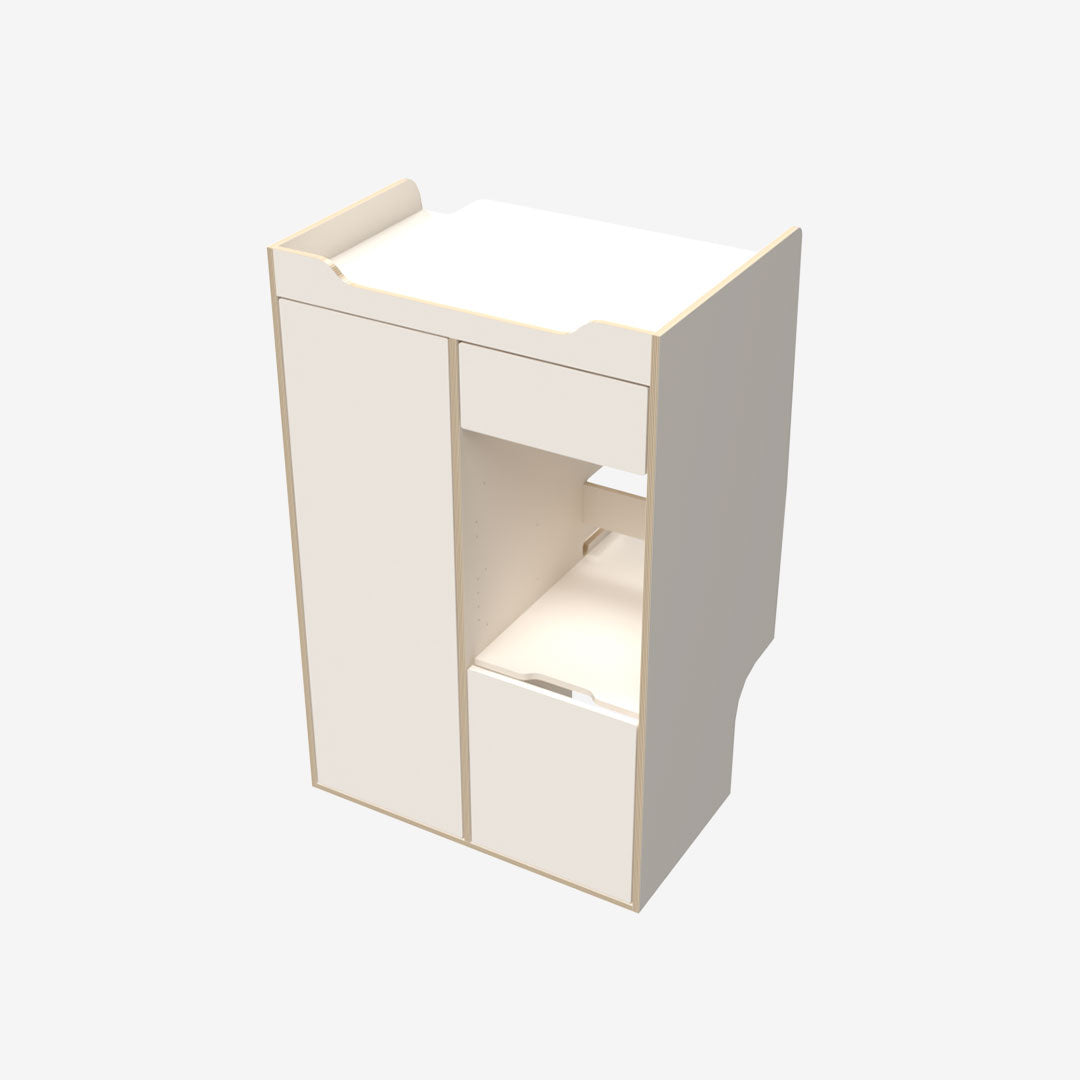 Meuble double colonne arrière gauche pour Renault Trafic 3 L2H1