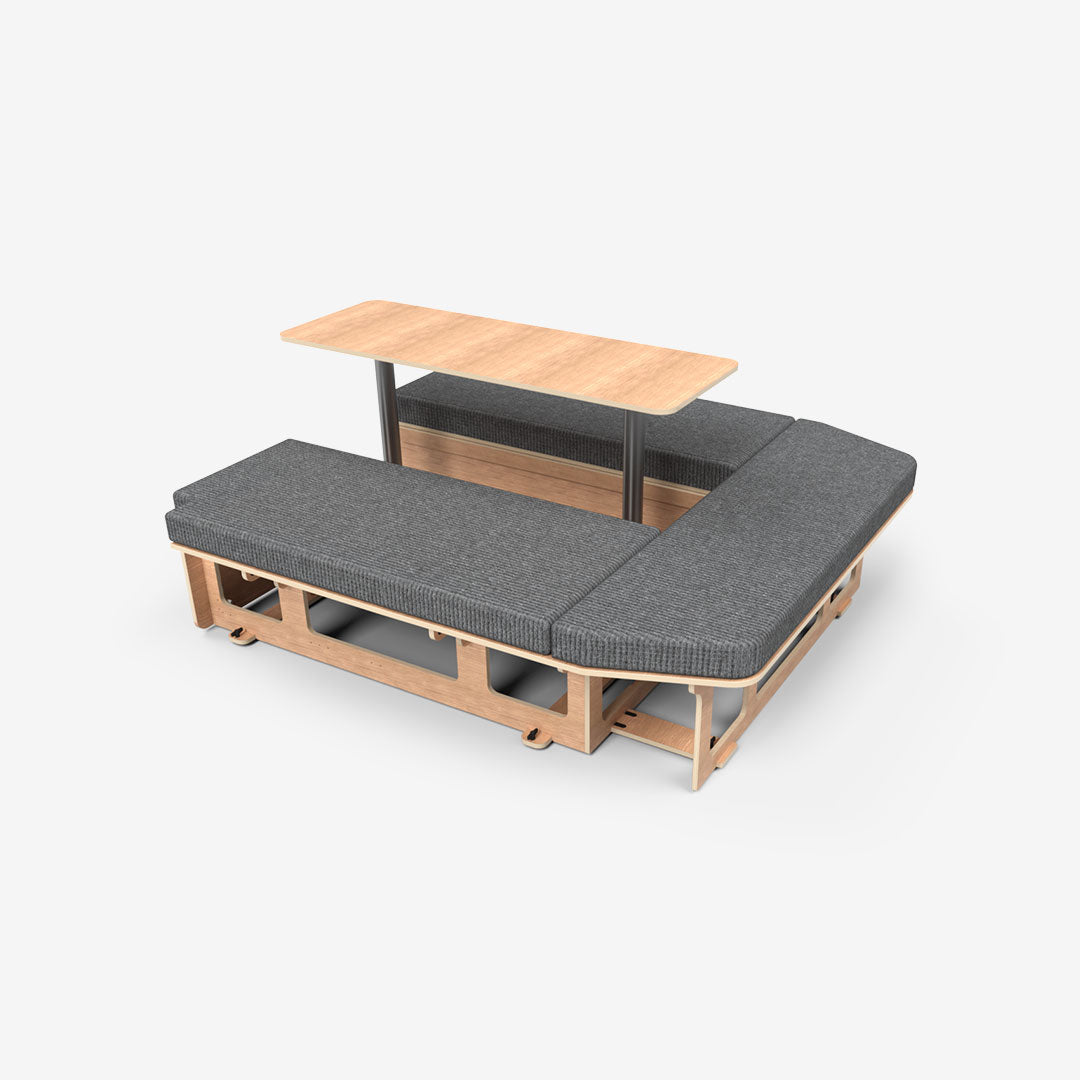 Kit Banquette en U pour Cabine Approfondie – Renault Trafic III L2H1 (après 2023)