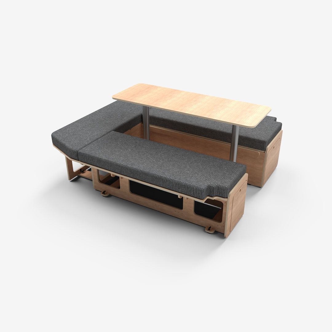 Kit Banquette en U pour Cabine Approfondie – Renault Trafic III L2H1 (après 2023)