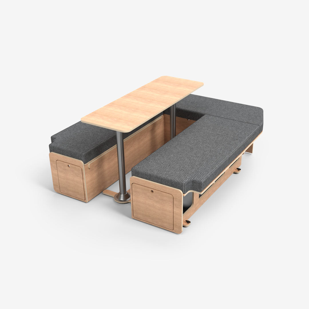 Kit Banquette en U pour Cabine Approfondie – Renault Trafic III L2H1 (après 2023)