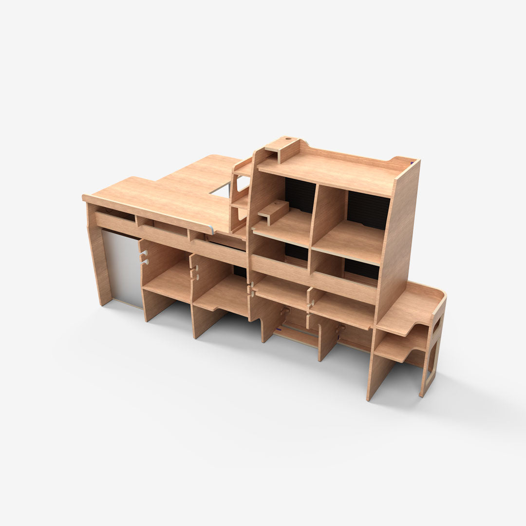 Kit Meuble Latéral Gauche – Ford Transit Custom L1 (MK2, 2024+) & Volkswagen T7