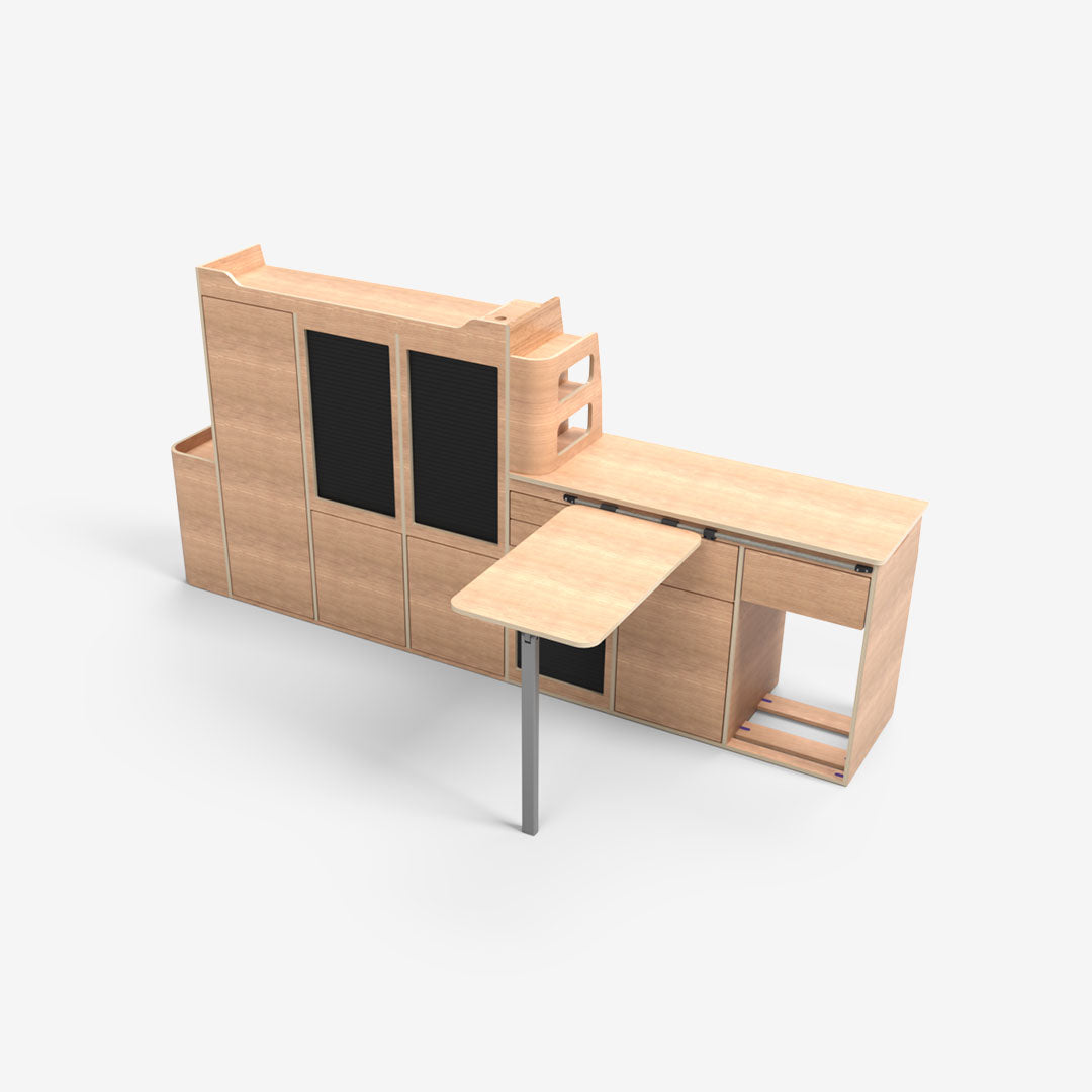 Kit Meuble Latéral Gauche – Ford Transit Custom L2 (2024+) & VW T7