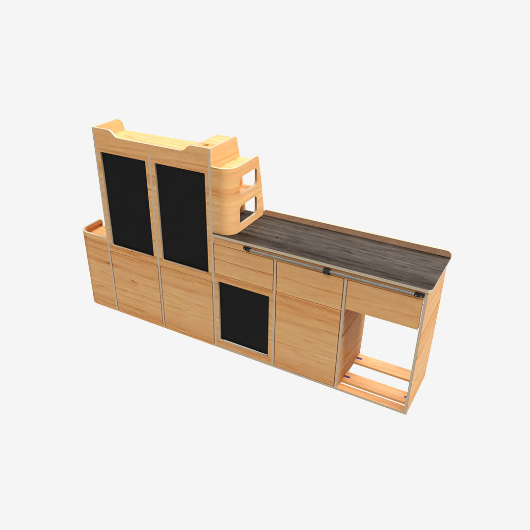 Kit Meuble Latéral Gauche – Volkswagen Transporter T5/T6 L1H1