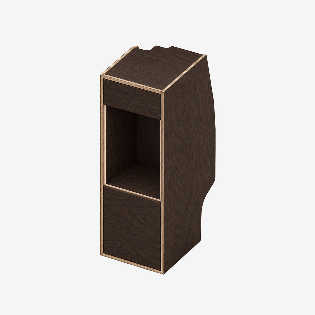 Colonne arrière gauche pour Jumpy M, Expert et Vivaro, finition huilée Ébène