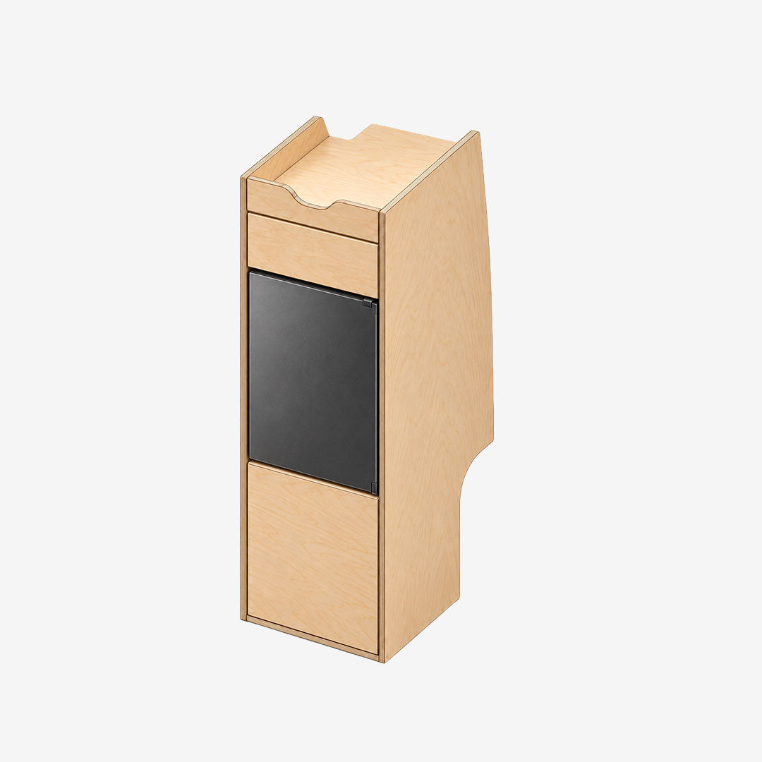 Colonne arrière gauche avec réfrigérateur pour Renault Trafic 3, contreplaqué bouleau brut