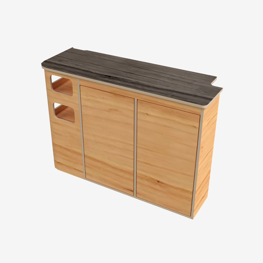 Meuble latéral droit pour Renault Trafic 3 L1H1 : Cuisine & rangements