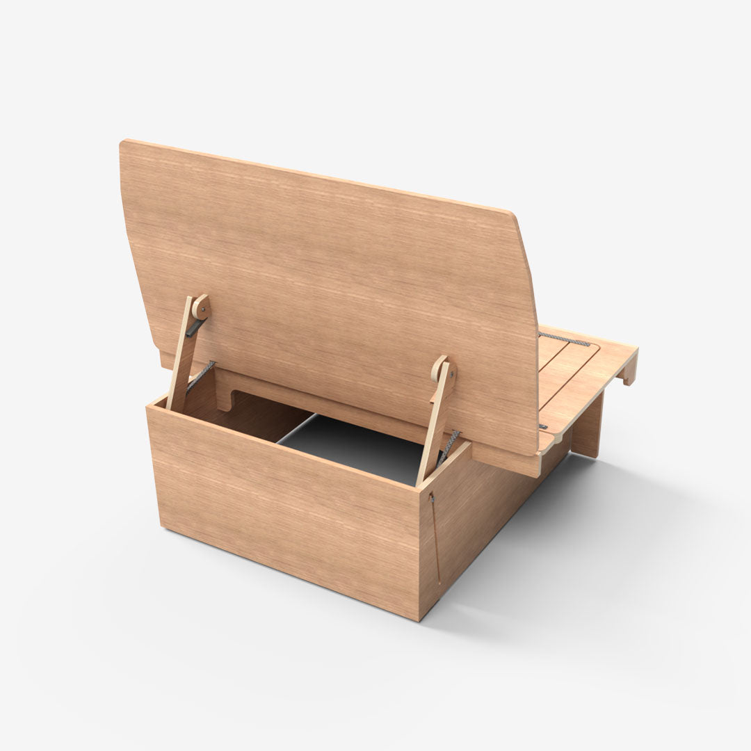 Banquette clic-clac classique (120cm) - Universelle pour vans et fourgons