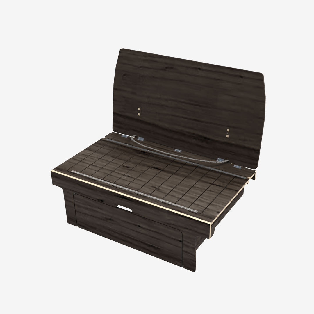 Banquette clic-clac classique (120cm) - Universelle pour vans et fourgons