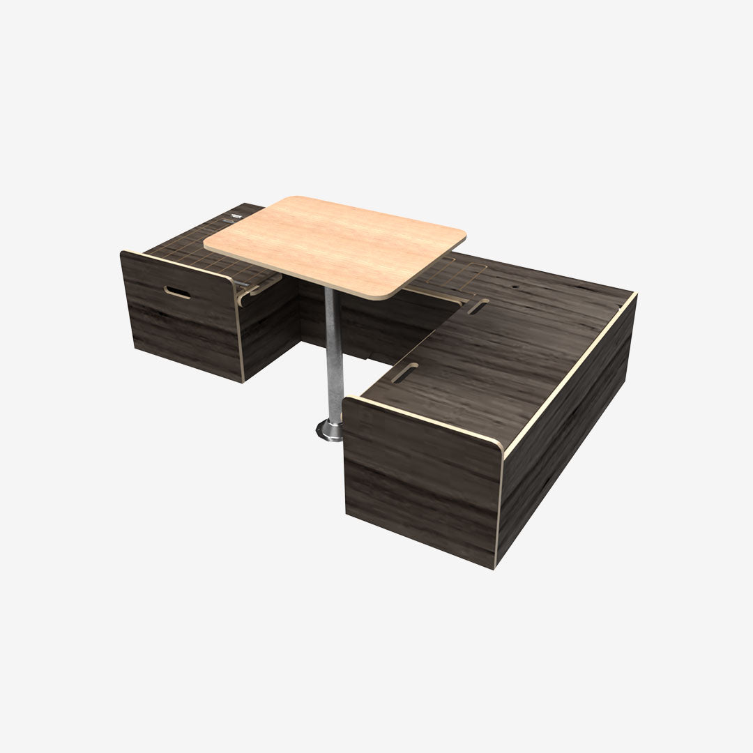 Banquette en U avant pour Renault Trafic 3 L2H1 en Version Classique