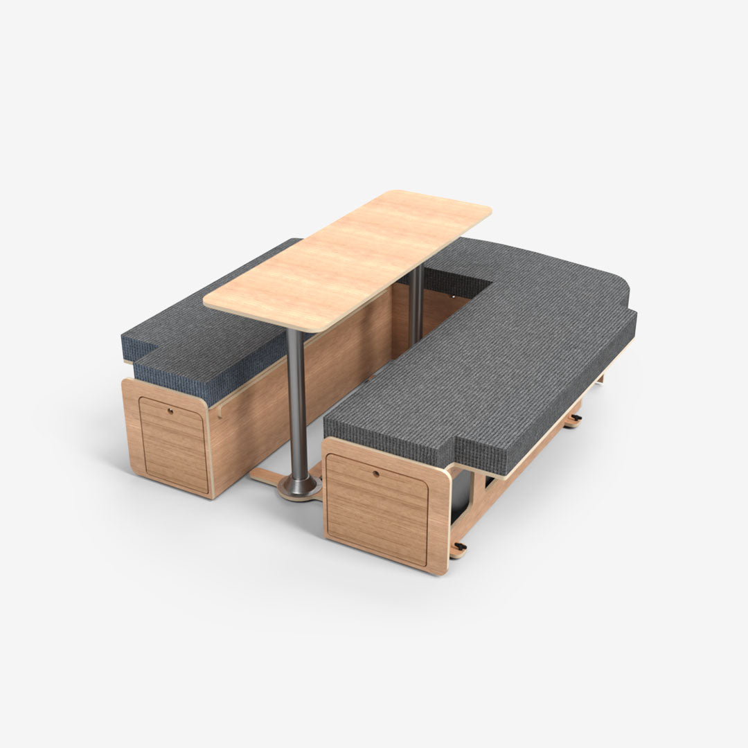 Kit Banquette Spéciale Cabine Approfondie pour Citroën Jumpy XL (K0)