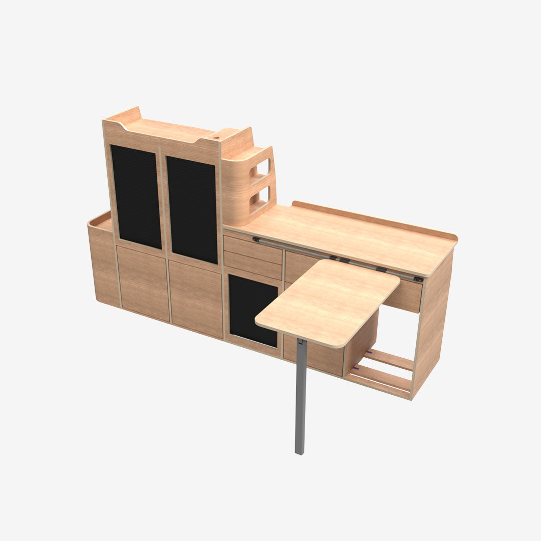 Kit Meuble Latéral Gauche – Ford Transit Custom L1 (MK2, 2024+) & Volkswagen T7