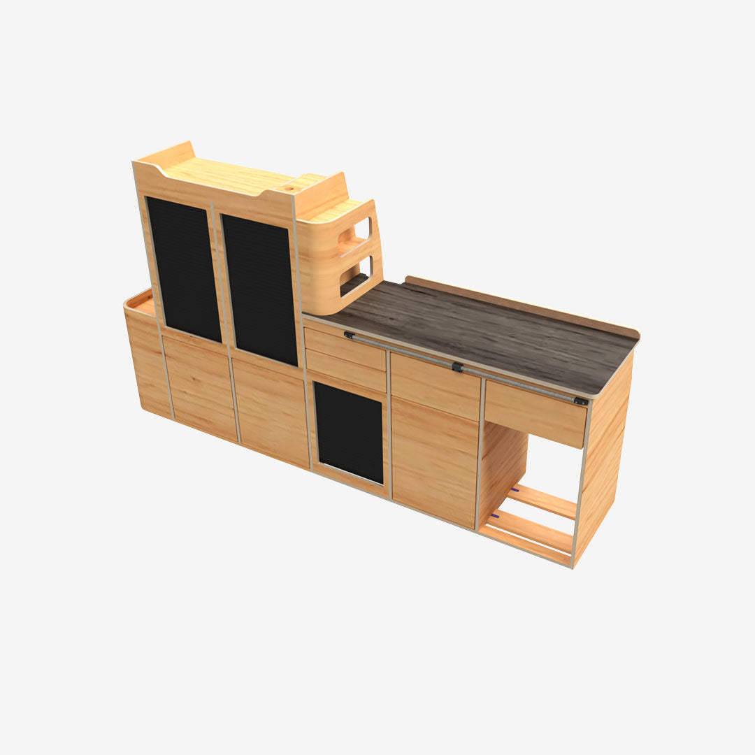 Kit Meuble Latéral Gauche – Ford Transit Custom L1 (MK2, 2024+) & Volkswagen T7