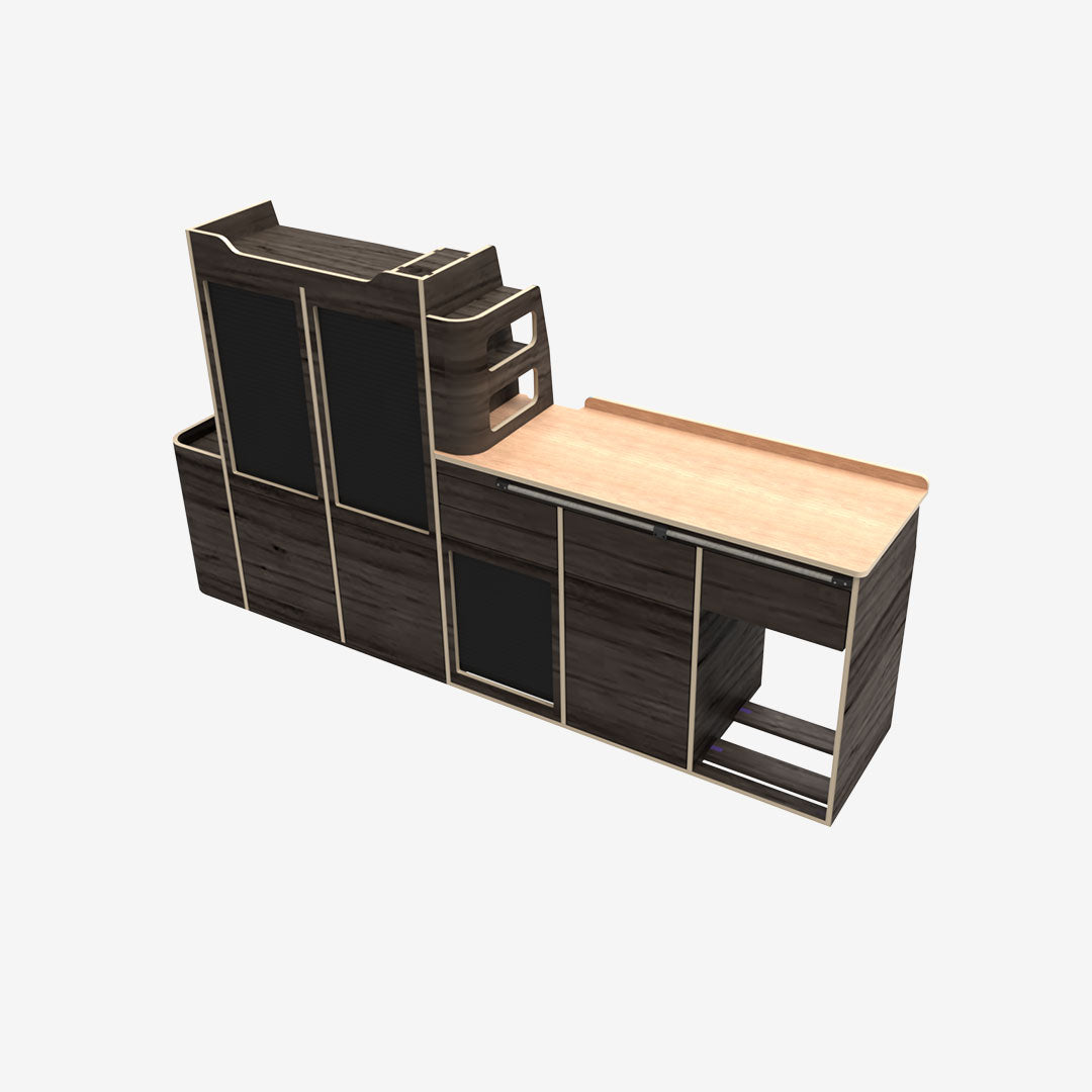 Kit Meuble Latéral Gauche – Ford Transit Custom L1 (MK2, 2024+) & Volkswagen T7