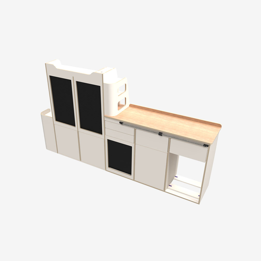 Kit Meuble Latéral Gauche – Volkswagen Transporter T5/T6 L1H1