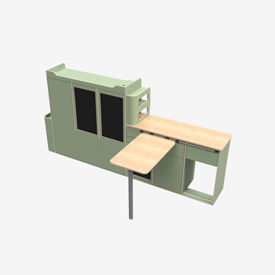 kit meuble latéral gauche type califonia pour renault trafic 3 L2H1