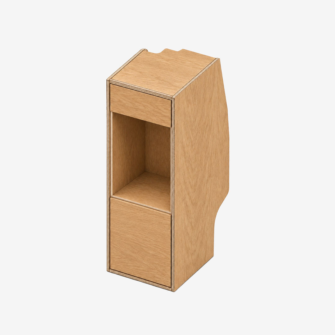 Colonne arrière gauche pour Jumpy M, Expert et Vivaro, finition huilée Chêne clair