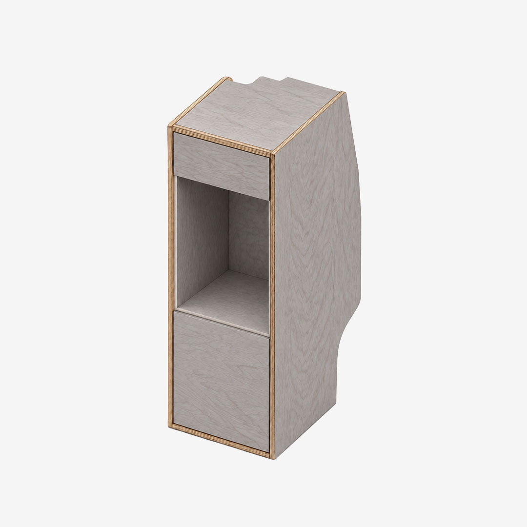 Colonne arrière gauche pour Jumpy M, Expert et Vivaro, finition huilée Gris béton