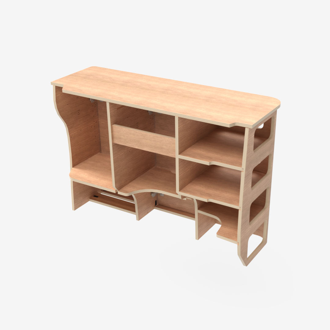 Kit cuisine arrière droit pour T5 et T6 L1H1 vue de 3/4 arrière