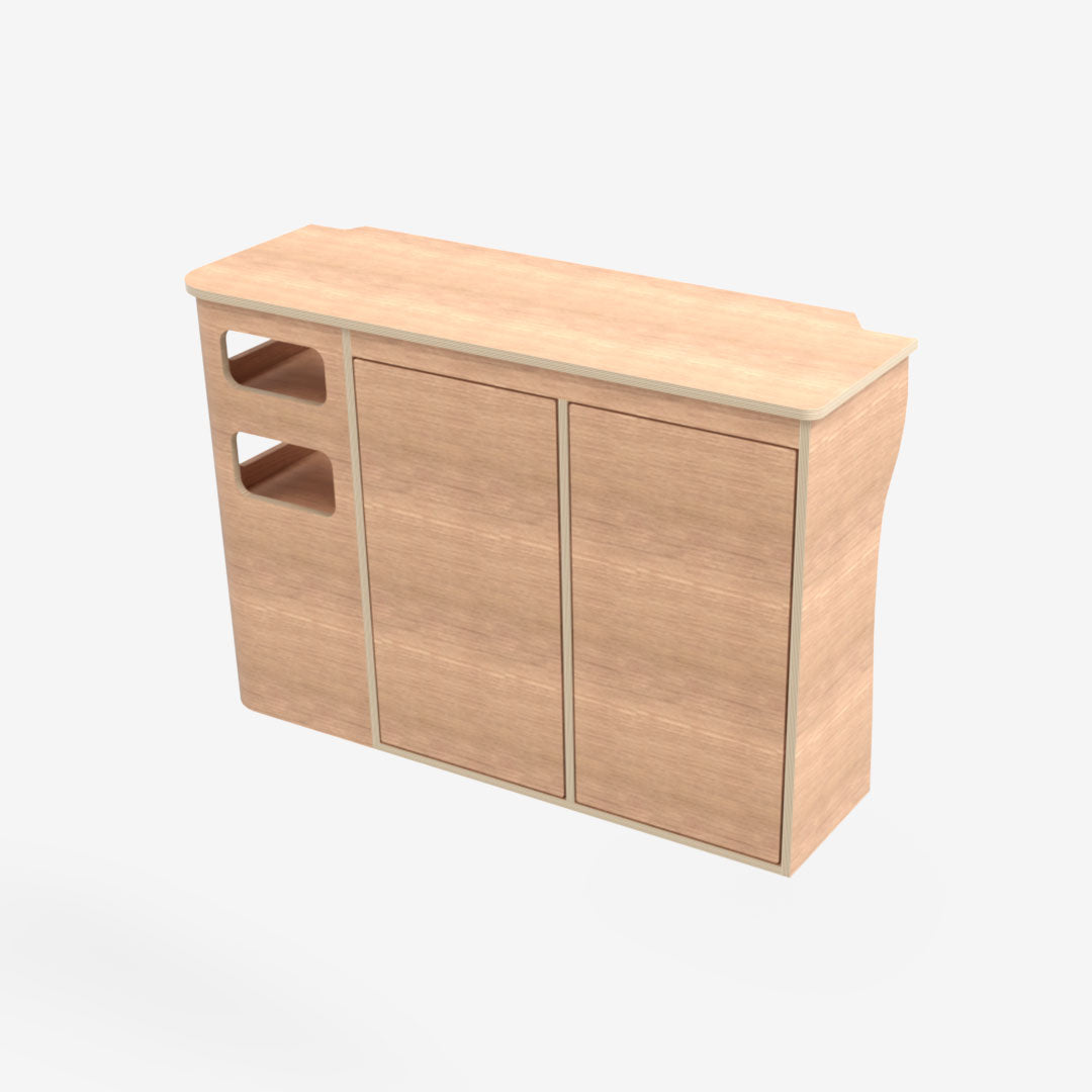 Kit meuble latéral droit pour VW T5 et T6 L1H1